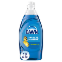 Dawn Ultra Liquid Dish Soap, Dishwashing Liquid, Grease Removal, Original - 18 Ounce