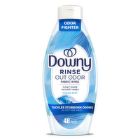 Downy Rinse & Refresh Laundry Odor Remover And Fabric Softener, Ocean Mist, ., Safe On All Fabrics, He Compatible - 48 Ounce