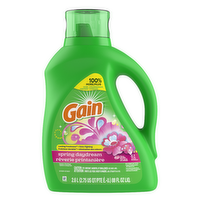 Gain Liquid Laundry Detergent, Spring Daydream Scent, 61 Loads, Freshness + Odor Fighting, Soap, He Compatible - 88 Ounce