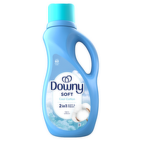 Downy Soft, 1 And Fresh Liquid Fabric Softener, Cool Cotton, 60 Loads, Conditioner Provides Softness Freshness For Fabrics - 44 Ounce