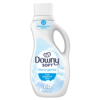 Downy Free & Gentle Liquid Fabric Softener, , 60 Loads, Hypoallergenic, Sensitive Skin Friendly Conditioner - 44 Ounce