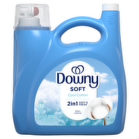 Downy Soft, 1 And Fresh Liquid Fabric Softener, Cool Cotton, 190 Loads, Conditioner Provides Softness Freshness For Fabrics - 140 Ounce