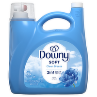 Downy Fabric Softener Liquid Conditioner, Clean Breeze Scent, 190 Loads - 140 Ounce