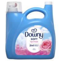 Downy Soft, 1 And Fresh Liquid Fabric Softener, April 190 Loads, Conditioner Provides Softness Freshness For Fabrics - 140 Ounce