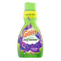 Gain Liquid Fabric Softener, Moonlight Breeze Scent, 48 Loads, Smooth Touch Softness You Can Feel - 35 Ounce