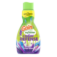 Gain Odor Defense Liquid Fabric Softener, Super Fresh Blast Scent, 48 Loads, 1 Freshness Plus Protection - 35 Ounce
