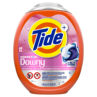 Tide Power Pods + Downy Laundry Detergent Soft Boosters + April Fresh - 45 Count