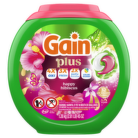 Gain Super Sized Flings Laundry Pacs, , Hibiscus Hula Scent - 32 Count