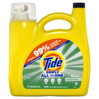 Tide Simply All-In-One Liquid Laundry Detergent, Daybreak Fresh Scent, 89 Loads - 117 Ounce