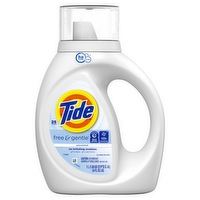 Tide Free & Gentle Liquid Laundry Detergent, 25 Loads, He Compatible - 34 Ounce