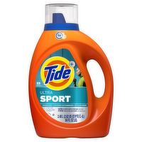 Tide Ultra Sport Liquid Laundry Detergent, 59 Loads, With Advanced Sweat Plus Stain Fighters - 84 Ounce