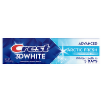 Crest 3dwhite Advanced Teeth Whitening Toothpaste, Arctic Fresh - 3.3 Ounce