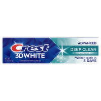 Crest 3dwhite Advanced Deep Clean Teeth Whitening Toothpaste - 3.3 Ounce