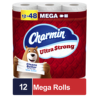 Charmin Mega Ultra Strong Toilet Paper - 12 Count