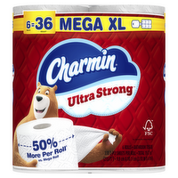 Charmin Ultra Strong Toilet Paper 6 Mega Xl Rolls, 330 Sheets Per Roll - 6 Count