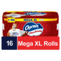 Charmin Ultra Strong Toilet Paper 16 Mega Xl Rolls, 330 Sheets Per Roll - 16 Count