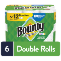 Bounty Select-A-Size White Paper Towels - 6 Count