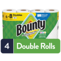 Bounty Select-A-Size White Paper Towels - 4 Count