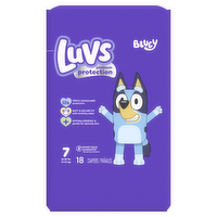 Luvs Platinum Protection Baby Diapers, Size 7 - 18 Count