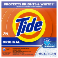 Tide Powder Laundry Detergent, Original Scent, 75 Loads - 85 Ounce