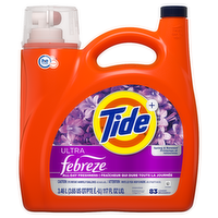 Tide Ultra Febreze , Spring And Renewal Scent, 83 Loads - 117 Ounce