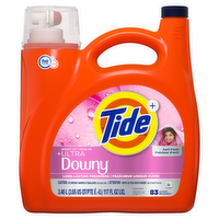 Tide Plus Boost Of Ultra Downy Liquid Laundry Detergent, April Fresh Scent, 83 Loads, With Long-Lasting Freshness - 117 Ounce