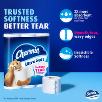 Charmin Toilet Paper Ultra Soft, 16 Mega Rolls, 2-Ply Bath Tissue - 16 Count