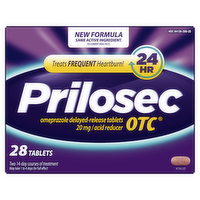 Prilosec OTC Heartburn Relief, Omeprazole, Acid Reducer Tablets - 28 Count
