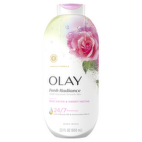 Olay Fresh Radiance Body Wash Essence Of Rose Water And Sweet Nectar - 22 Ounce