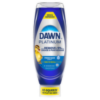 Dawn Platinum Ez Squueze Dish Soap Fresh Rain - 24 Ounce