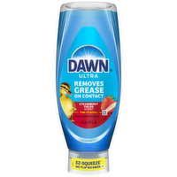 Dawn Ultraez Squeeze Dish Soap Strawberry Fields - 14.7 Ounce