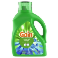 Gain Liquid Laundry Detergent, Waterfall Delight Scent - 81 Ounce