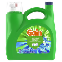 Gain Liquid Laundry Detergent, Waterfall Delight Scent - 132 Ounce