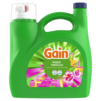 Gain Liquid Laundry Detergent, Happy Hibiscus Scent - 132 Ounce