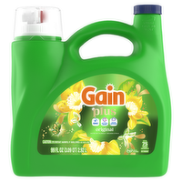 Gain Plus Liquid Washing Detergent, Original Scent, , 75 Loads - 99 Ounce