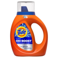 Tide Ultra Oxi Boost Liquid Laundry Detergent, , 19 Loads - 27 Ounce