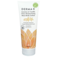 Derma-E Jasmine & Vanilla Ultra Moisturizing Shea Body Lotion - 8 Ounce