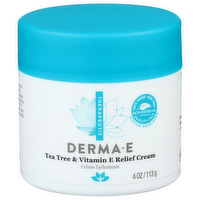 Derma-E Derma e Tea Tree & Vitamin Relief Cream - 4 Ounce