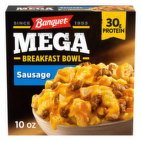 Banquet Mega Breakfast Bowl Sausage, Frozen Meal - 10 Ounce