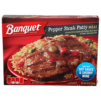 Banquet Pepper Steak Patty Meal - 10 Ounce