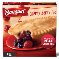 Banquet Cherry Berry Pie, Frozen Dessert - 7 Ounce