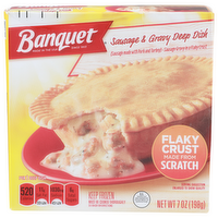 Banquet Sausage & Gravy Deep Dish - 7 Ounce