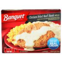Banquet Chicken Fried Beef Steak Meal - 10 Ounce