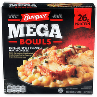 Banquet Buffalo-Style Chicken Mac 'n Cheese Mega Bowls 'n - 14 Ounce