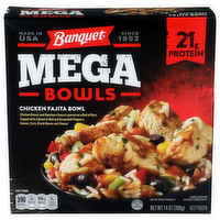 Banquet Chicken Fajita Bowl Mega Bowls - 14 Ounce