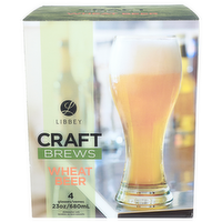 Libbey Craft Brews Wheat Beer - 23 Ounce - 4 Count