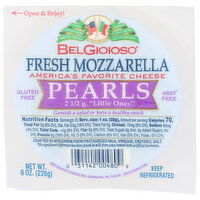 BELGIOIOSO Cheese Mozzarella Fresh Vac Mozz Ball Tfm Pearl - 8 Ounce