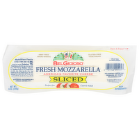 Belgioioso Fresh Mozzarella Sliced - 8 Ounce