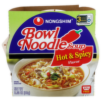 Nongshim Hot & Spicy Flavor Bowl Noodle Soup - 3.03 Ounce