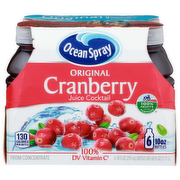 Ocean Spray Original Cranberry Juice Cocktail - 10 Fluid Ounce - 6 Count